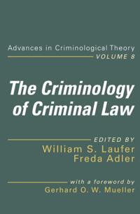 Advances in Criminological Theory