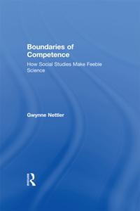 Boundaries of Competence