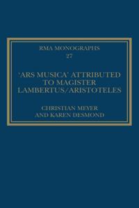 Royal Musical Association Monographs