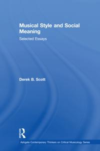 Ashgate Contemporary Thinkers on Critical Musicology Series