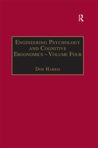 Engineering Psychology and Cognitive Ergonomics Series