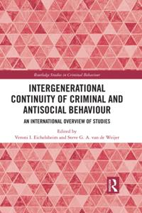 Routledge Studies in Criminal Behaviour