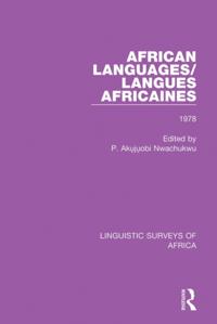 Linguistic Surveys of Africa