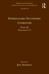 Kierkegaard Research: Sources, Reception and Resources