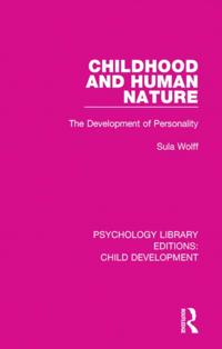 Psychology Library Editions: Child Development