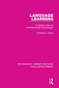 Psychology Library Editions: Child Development