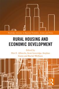 Routledge Advances in Regional Economics, Science and Policy