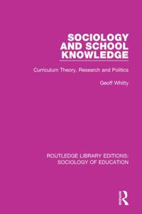 Routledge Library Editions: Sociology of Education