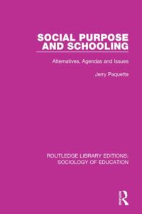 Routledge Library Editions: Sociology of Education