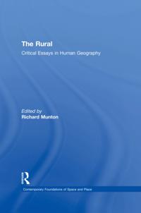 Contemporary Foundations of Space and Place