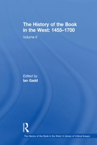 History of the Book in the West: 1455-1700