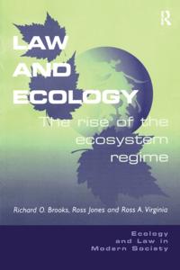 Ecology and Law in Modern Society