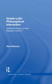 Ashgate Studies in Medieval Philosophy