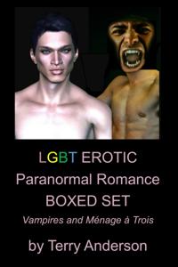 LGBT Erotic Paranormal Romance Boxed Set Vampires and Menage a Trois
