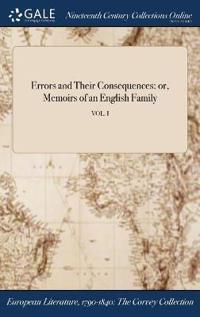 Kirjan kansi "Errors and Their Consequences"