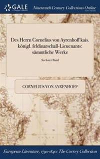 Kirjan kansi "Des Herrn Cornelius von Ayrenhoff kais. königl. feldinarschall-Lieuenants"