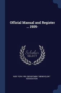 Bokomslag för "Official Manual and Register ... 1909-"