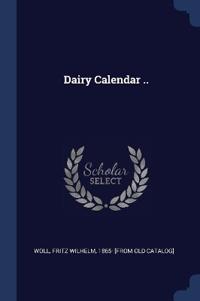 Bokomslag för "Dairy Calendar .."