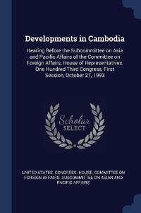 Bokomslag för "Developments in Cambodia"