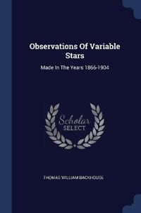 Observations Of Variable Stars