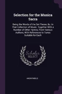 Selection for the Musica Sacra