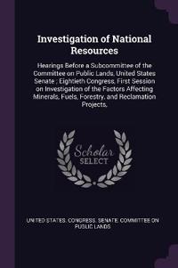 Investigation of National Resources
