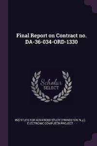 Final Report on Contract no. DA-36-034-ORD-1330