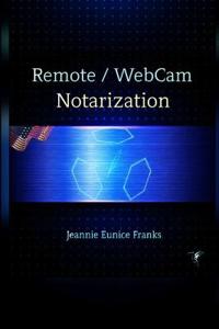 Kirjan kansi "Remote / Webcam Notarization"