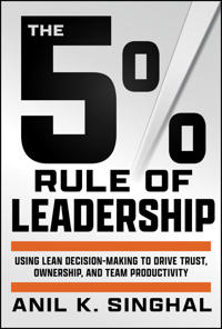 Kirjan kansi "The 5% Rule of Leadership"