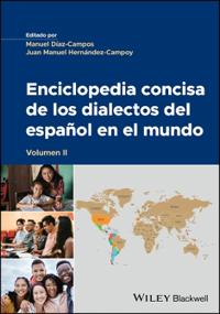 Kirjan kansi "Enciclopedia Concisa de Los Dialectos del Espaanol En El Mundo"