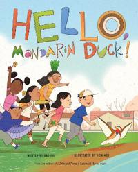 Kirjan kansi "Hello, Mandarin Duck!"