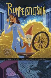 Kirjan kansi "Rumpelstiltskin"