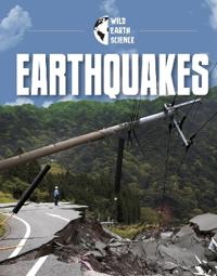 Kirjan kansi "EARTHQUAKES"