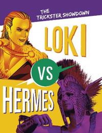 Kirjan kansi "Loki vs Hermes"