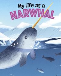 Kirjan kansi "My Life as a Narwhal"