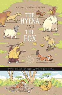 Kirjan kansi "The Hyena and the Fox"