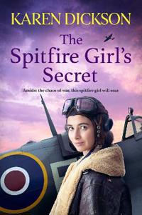 Kirjan kansi "The Spitfire Girl's Secret"