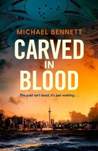 Kirjan kansi "Carved in Blood"