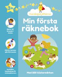 Min första räknebok : pysselbok med klistermärken