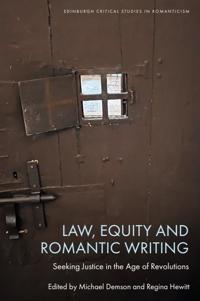 Kirjan kansi "Law, Equity and Romantic Writing"