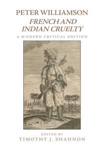 Kirjan kansi "Peter Williamson, French and Indian Cruelty"