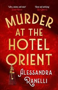 Kirjan kansi "Murder at the Hotel Orient"