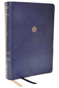 KJV, The Woman's Study Bible, Blue Leathersoft, Red Letter, Full-Color Edition, Comfort Print (Thumb Indexed)