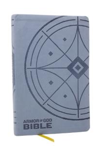 KJV Armor of God Bible, Blue/Gray Leathersoft (Children’s Bible, Red Letter, Comfort Print, Holy Bible): King James Version