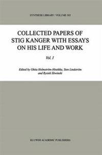 Kirjan kansi "Collected Papers of Stig Kanger with Essays on his Life and Work"