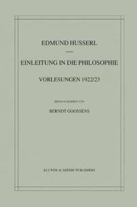 Bokomslag för "Einleitung in die Philosophie"