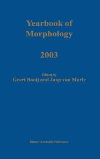 Yearbook of Morphology