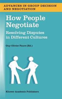 How People Negotiate