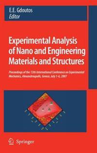 Experimental Analysis of Nano and Engineering Materials and Structures