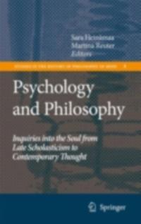 Studies in the History of Philosophy of Mind